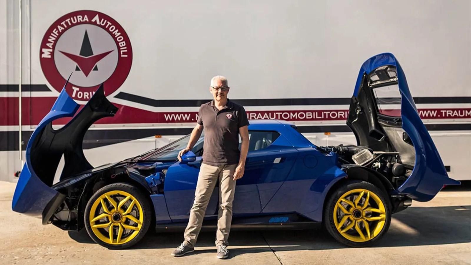 2014 MAT Founder Ing Garella in front of a New Stratos