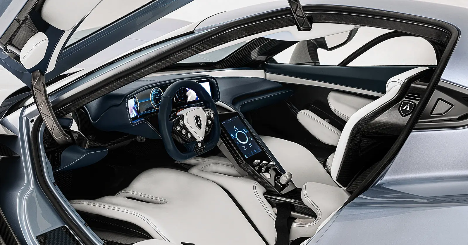 Aspark Owl – cockpit interior view