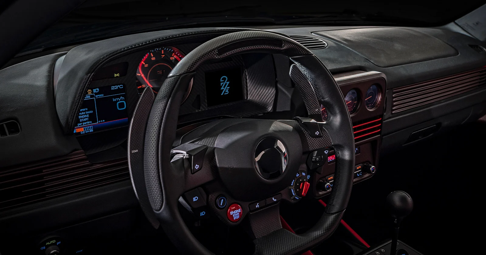 273 | Manifattura Automobili Torino – Steering Wheel & Controls Detail
