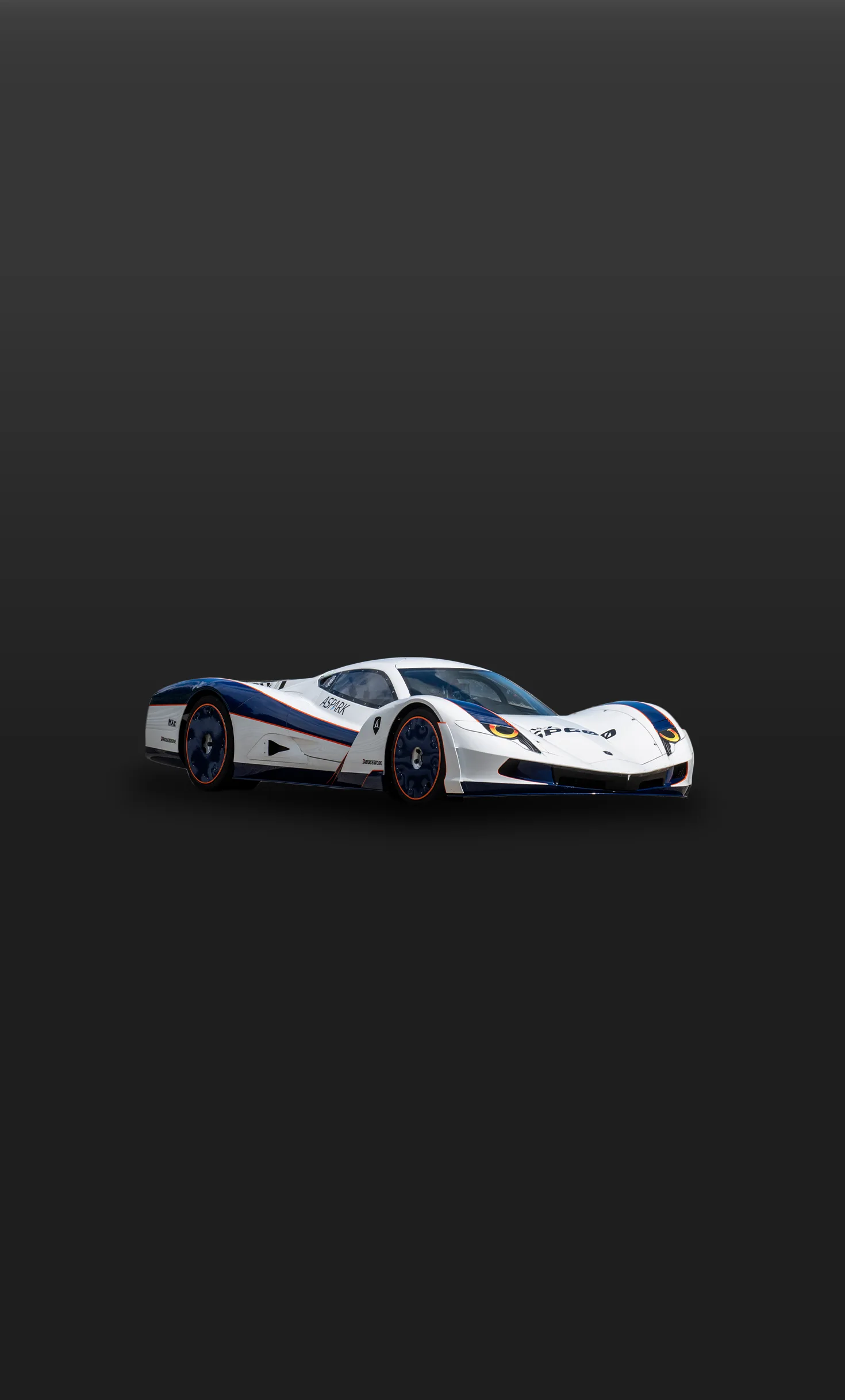 Aspark SP600 electric hypercar at Papenburg test track where it reached 438.7 km/h and set the world record as the fastest electric car in the world