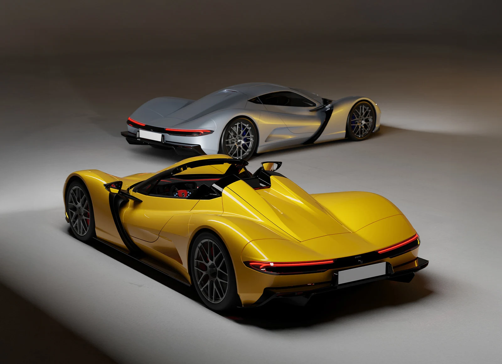 Aspark Owl and Aspark Roadster – renders comparison